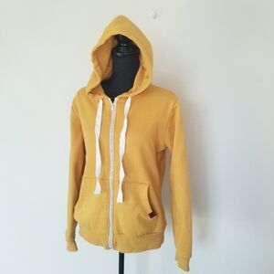 Doublju Gold Hoodie Zip Sweatshirt S